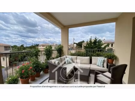 appartement à vendre 2 pièces de 42m2 avec terrasse à celony aix en provence