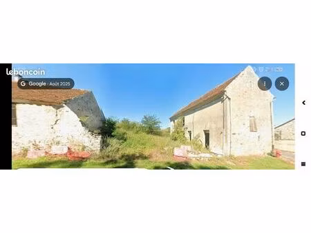 vente terrain constructible avec bâtiment à rénover