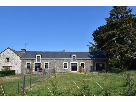 longère à rénover  94m2 sur terrain clos de 655 m2  saint martin sur oust (56200)