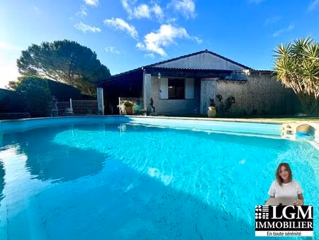 villa 4 pièces sur 521m2 de terrain à baillargues