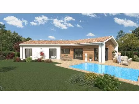 terrain avec maison neuve à vendre