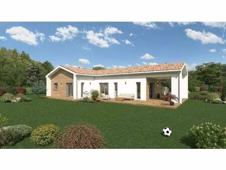 terrain avec maison neuve à vendre