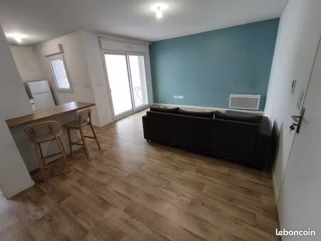 à louer : appartement t2 meublé récent de 45m² – bouguenais bourg