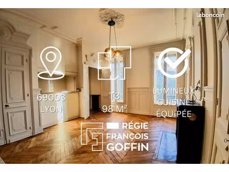 appartement 3 pièces 98 m²