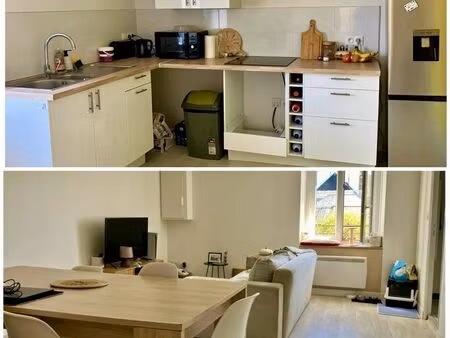 appartement t2+ 51 m² rénové – cour privative & garage