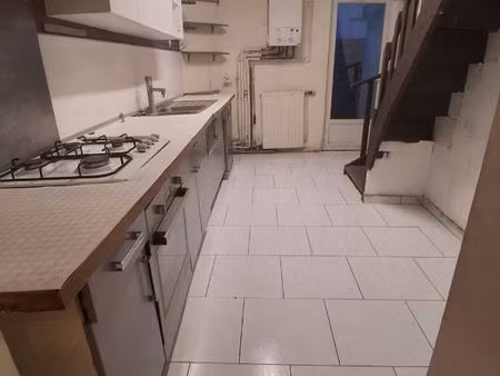 maison 1930 large - 120 m2 - 4 ch dont dortoir modulable- cour - quartier mouvaux-flocon