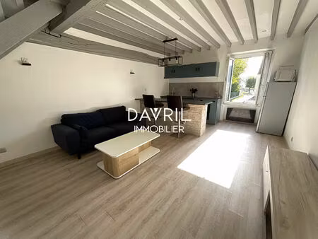 conflans sainte honorine grand appartement f2 en duplex / gare / commerces