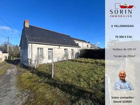 vente maison à villemoisan (49370) : à vendre / 65m² villemoisan