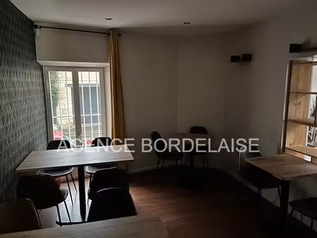 bordeaux  restaurant d'environ 60m² avec licence restaurant e