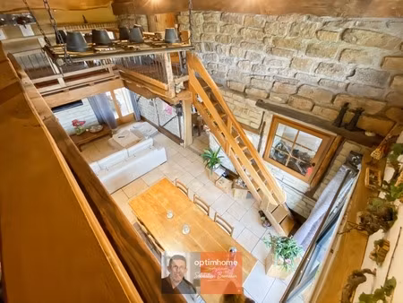 maison 197 m² habitables + véranda et pièces aménageables (320 m² existants) – terrain 18 