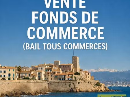 emplacement no1 d’exception fonds de commerce au cœur du vieil antibes