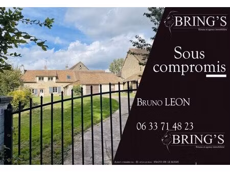 en vente maison 132 m² – 219 000 € |saint-denis-sur-sarthon