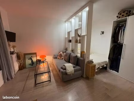 studio meublé 30 m² – paris 13e  quartier des peupliers