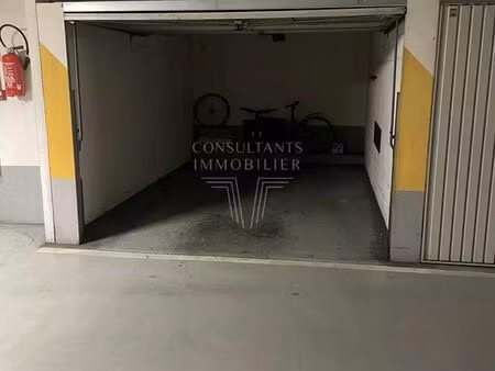 parking/box 1 pièce paris 16ème