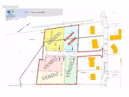 vente terrain viabilisé lagorce (33)