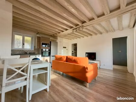 à louer – charmant appartement meublé 37 m² au cœur de la roche-guyon