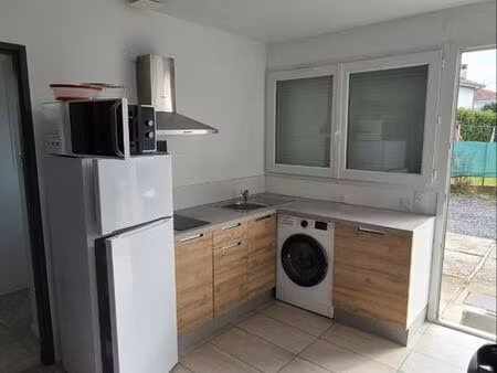 studio meublé tarbes 25m2 jardin et parking privatisé