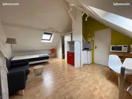 studio meublé 16m² angers-doutre