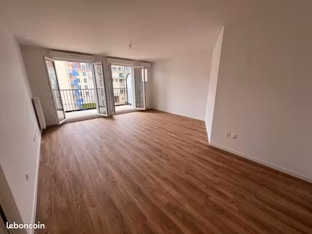 a louer - appt neuf 3p  62m2 avec balcon et parking - le blanc mesnil