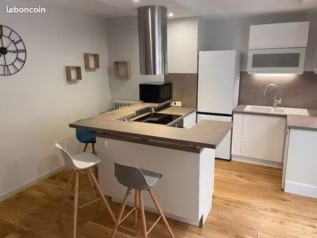 f2/3 meublé très lumineux en hypercentre