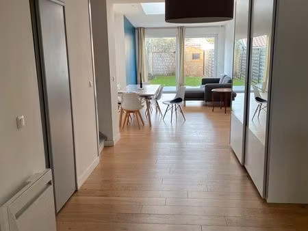 a louer– lambersart canteleu maison 110m2 avec jardin + garage 13m2 - 1250 euros/mois