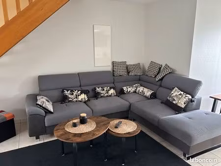 a louer agréable t3 meublé en duplex de 68m2