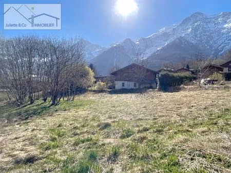parcelle à vendre à les houches  panorama exceptionnel