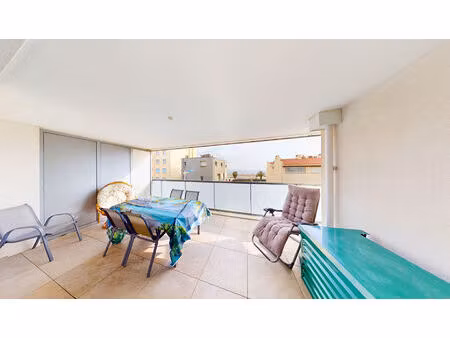 appartement 3 pièces récent à canet-plage ? terrasse 17 m²  vue mer  proche plage