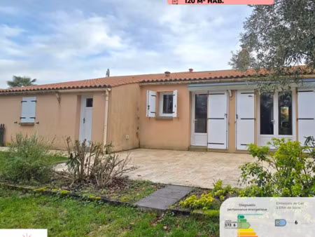 achat maison 5 pièces 121m² ste flaive des loups 85150