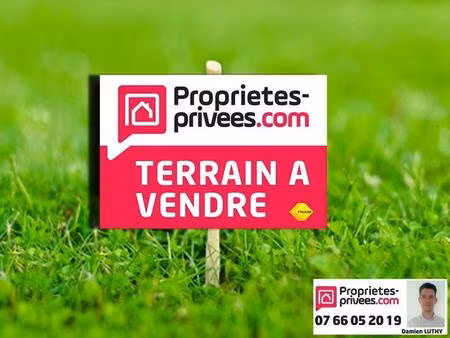 terrain constructible viabilisé à vendre