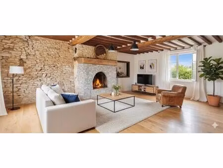 maison en pierre à rénover de 126 m² à vendre à gouverne en auge