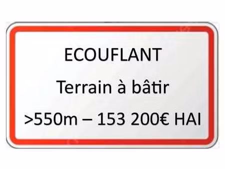 vente terrain à écouflant (49000) : à vendre / 559m² écouflant