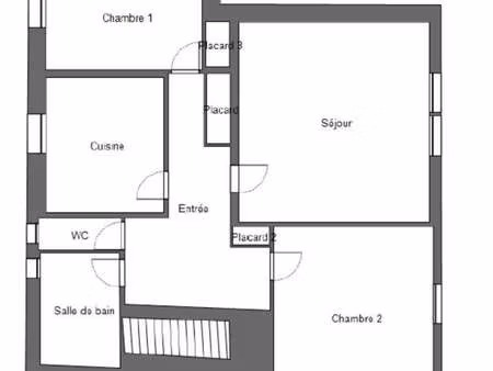 vente appartement 4 pièces à châteauneuf-du-faou (29520) : à vendre 4 pièces / 77m² châtea