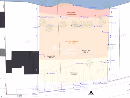 en vente terrain constructible 15 74 ares – 71 000 € |moutiers