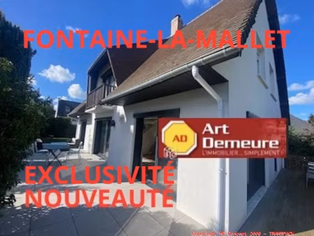 vente maison 7 pièces 195 m² à fontaine-la-mallet (76290)  589 000 €