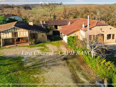 vente propriété 10 pièces 324 m² à caupenne-d'armagnac (32110)  440 000 €