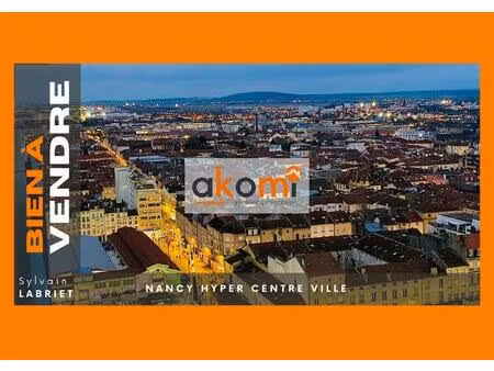 nancy hyper centre ville t2 + cave + terrasse