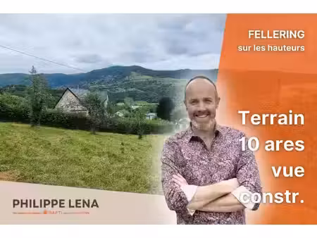 beau terrain à la vue panoramique  petit prix !