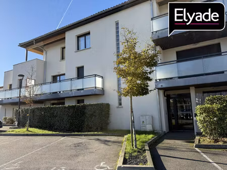 a vendre - appartement t2 de 46.82m² à colomiers (31770)