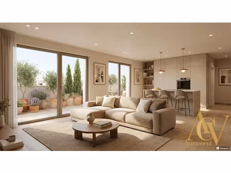 vente appartement 3 pièces 76 m² à la roquette-sur-siagne (06550)  454 997 €