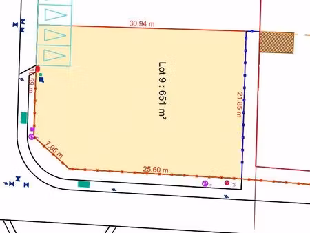 terrain à bâtir de 661 m² à amilly (28)