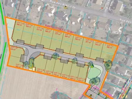 terrain à bâtir de 420 m² à bailleau-l'eveque (28)