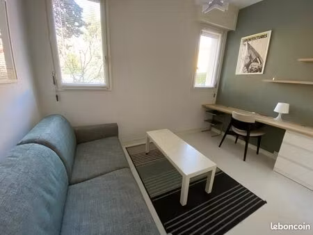 t1  14m²  meublé – sans frais d’agence