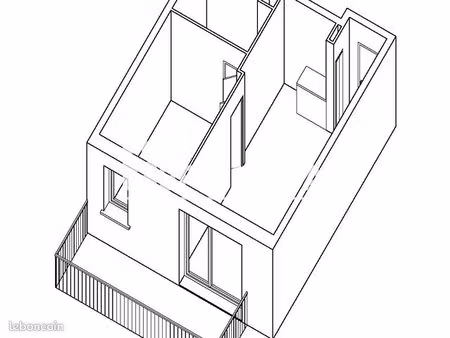 appartement 2 pièces 38 m²