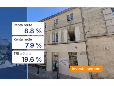 vente appartement 7 pièces 467 m² à jonzac (17500)  520 000 €