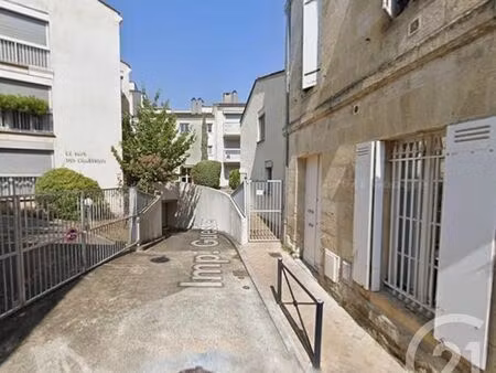 parking à louer - 13 m2 - bordeaux - 33 - aquitaine