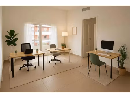 a louer bureau 65 m² avec terrasse 126 m² - nice malaussena