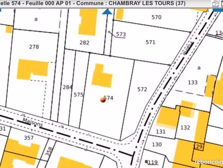 maison sur terrain 1500m2