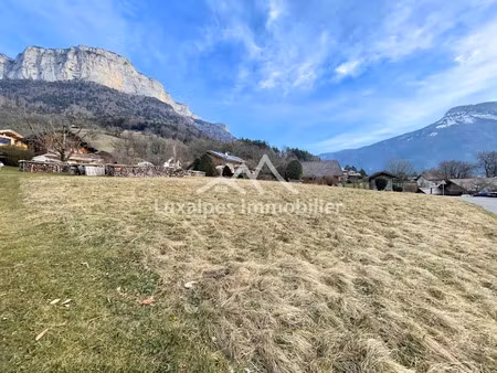 vente terrain à batir 880 m² à dingy-saint-clair (74230)  600 000 €