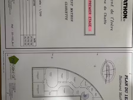 location locaux professionnels à chatte (38160)  377 €